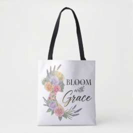 Blühen mit Grace Elegante Silhouette Tasche