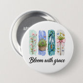 Blühen mit Grace Garden Button (Vorne & Hinten)