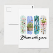 Blühen mit Grace Garden Postkarte (Vorne/Hinten)