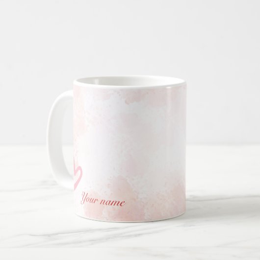 Blühen mit Grace - Inspiration Frühlingsflorale Ta Kaffeetasse (Vorderseite Links)