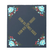 Blühen mit jedem Notizblock (Vorderseite)