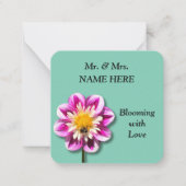 Blühen mit Liebe Mitteilungskarte (Vorderseite)