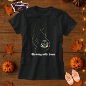 Blühen mit Liebe Mutterschaft Halloween Schwangers T-Shirt