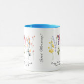 Blühen mit Positivität_Motivierend Wildblume Tasse (Zentrum)
