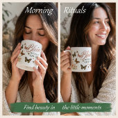 Blühen ohne Grenzen Grafik Boho Kaffeetasse