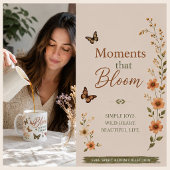 Blühen ohne Grenzen Grafik Boho Kaffeetasse