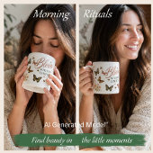 Blühen ohne Grenzen Grafik Boho Kaffeetasse
