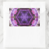 Blühen Rechteckiger Aufkleber (Tasche)