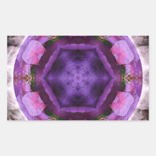 Blühen Rechteckiger Aufkleber