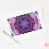 Blühen Rechteckiger Aufkleber (Umschlag)