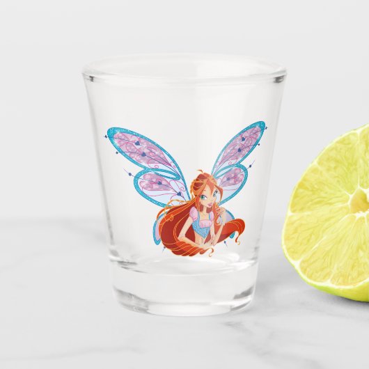 Blühen Schnapsglas (Vorderseite)