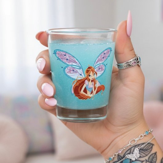 Blühen Schnapsglas