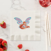 Blühen Serviette (Beispiel)