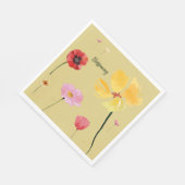 Blühen Serviette (Ecke)