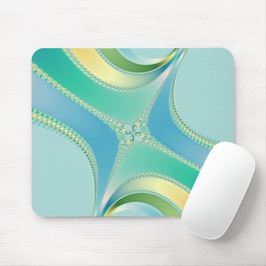 Blühen Sie - Fraktal-Kunst Mousepad (Mit Mouse)