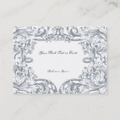 Blühen Sie Geschäft/Visitenkarte-Schablone Visitenkarte (Rückseite)