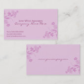 Blühen Sie Geschäfts-Karte Visitenkarte (Vorne/Hinten)