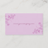 Blühen Sie Geschäfts-Karte Visitenkarte (Rückseite)