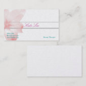 Blühen Sie Geschäftskarte Visitenkarte (Vorne/Hinten)