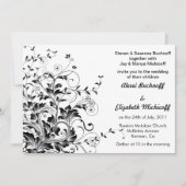 Blühen Sie Hochzeitseinladung Einladung (Vorderseite)