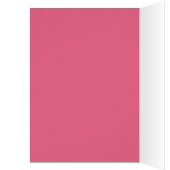 Blühen Sie moderne rosa Wedding Tischnummer-Karten (Innen (Links))