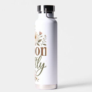 Blühen Sie sanft Florales Wasserfläschchen Trinkflasche