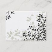 blühen Sie; Schwarzes Visitenkarte (Rückseite)