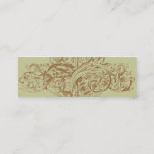 Blühen Sie Visitenkarte (Rückseite)