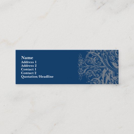 Blühen Sie Visitenkarte (Vorderseite)