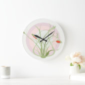 Blühen Sie Wand-Uhr Große Wanduhr (Zuhause)