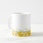 Blühen Sie, wo Sie sind Gänseblümchen-Blumen-Tasse Kaffeetasse (Vorderseite Links)