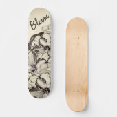 Blühen Skateboard (Vorderseite)