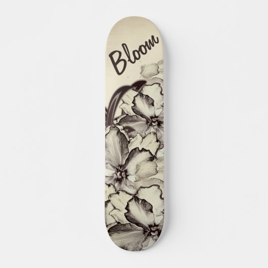 Blühen Skateboard (Vorne)