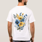 Blühen T-Shirt (Rückseite)