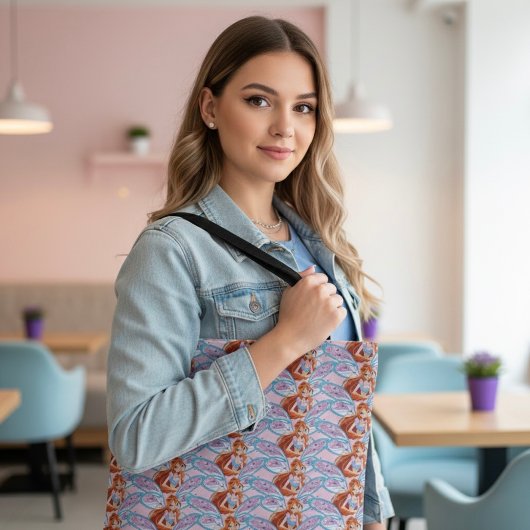 Blühen Tasche