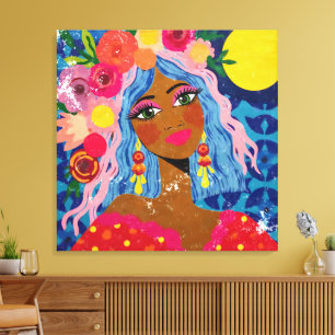 Blühen unter der Sonne Leinwanddruck