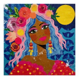 Blühen unter der Sonne Poster