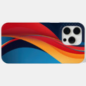 Blühen von Formen und Punkten Case-Mate iPhone Hülle (Rückseite (Horizontal))