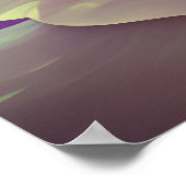 Blühen von Iris in der Sonne Poster (Ecke)