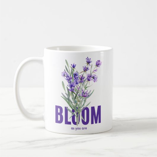 Blühen, wie Sie sind - Wildblume Tasse (Links)