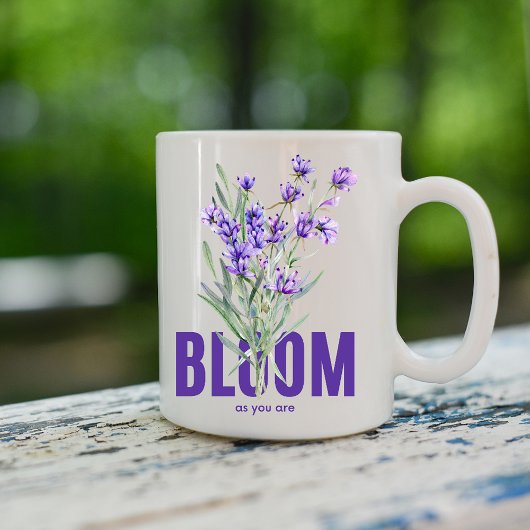 Blühen, wie Sie sind - Wildblume Tasse
