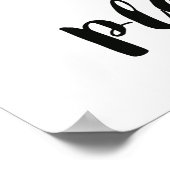 Blühen, wo man Wasserfarben-Rose pflanzt Poster (Ecke)