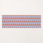 Blühen Yogamatte (Vorderseite (Horizontal))