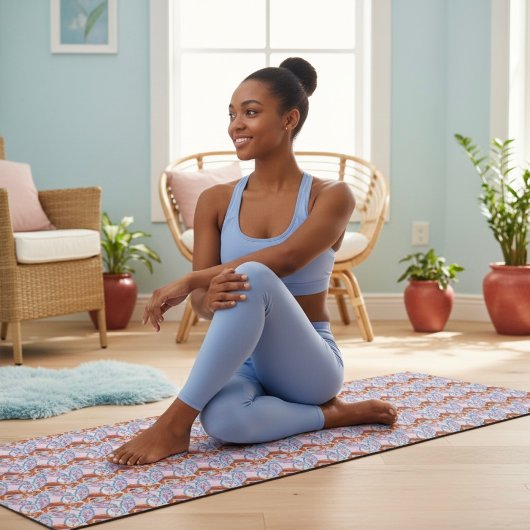 Blühen Yogamatte