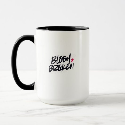 BLÜHEN ZERBROCHEN TASSE (Links)