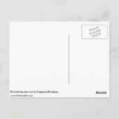 Blühend Amerika durch Utagawa, Hiroshige Postkarte (Rückseite)