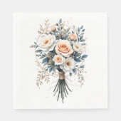 Blühend Bouquet Paper Napkins Serviette (Vorderseite)
