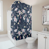 blühend dekorativ, auffällig duschvorhang (Beispiel)