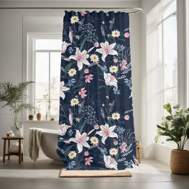 blühend dekorativ, auffällig duschvorhang