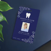 Blühend Dental Tooth Logo-ID-Foto Ausweis